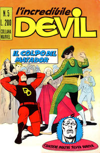 Cover for L'Incredibile Devil (Editoriale Corno, 1970 series) #5