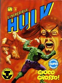 Cover Thumbnail for L'Incredibile Hulk (Editoriale Corno, 1980 series) #7