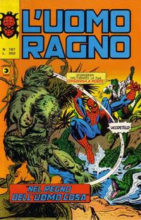 Cover Thumbnail for L'Uomo Ragno [Collana Super-Eroi] (Editoriale Corno, 1970 series) #187