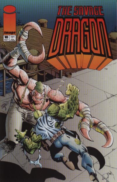 Cover for Savage Dragon (Image, 1993 series) #10 [Direct]