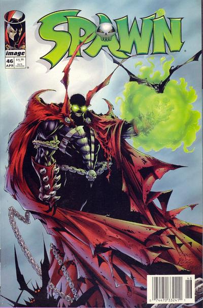 Cover for Spawn (Image, 1992 series) #46 [Newsstand]