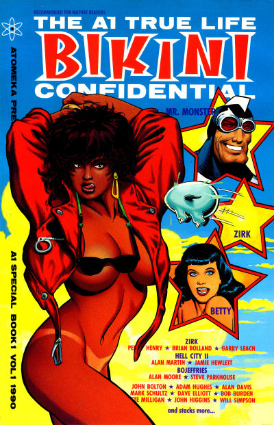 Cover for A1 True Life Bikini Confidential (Atomeka Press, 1990 series) #1