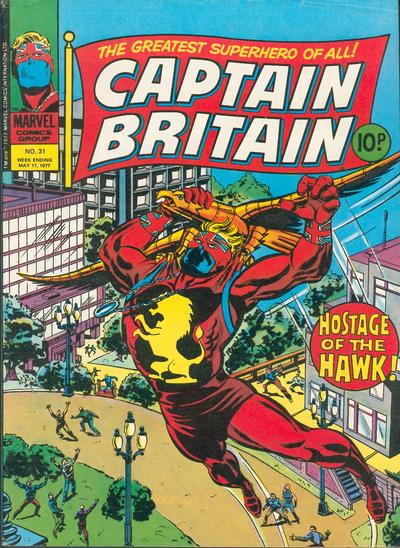Cover for Captain Britain (Marvel UK, 1976 series) #31