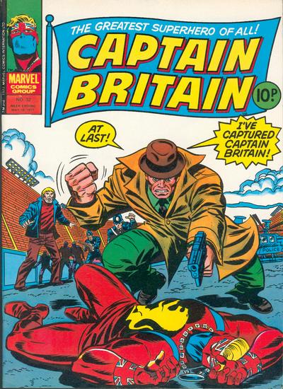 Cover for Captain Britain (Marvel UK, 1976 series) #32
