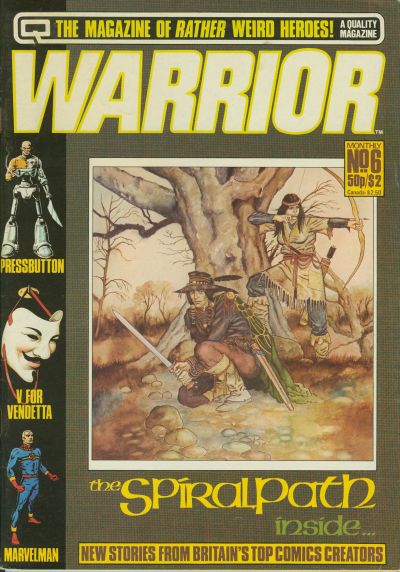 Cover for Warrior (Quality Communications, 1982 series) #6