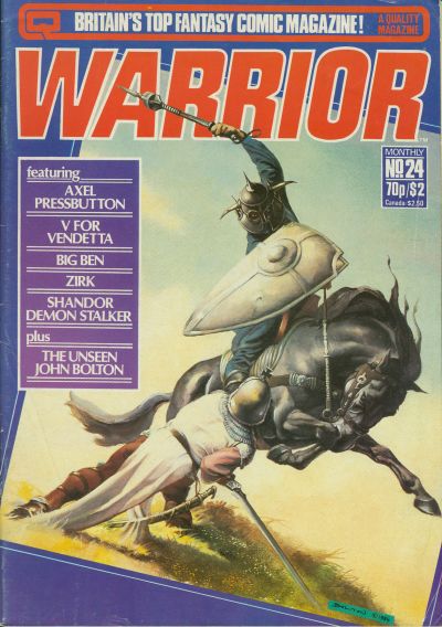 Cover for Warrior (Quality Communications, 1982 series) #24