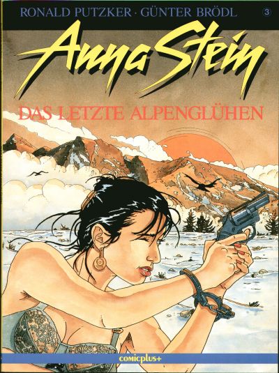 Cover for Anna Stein (comicplus+, 1989 series) #3 - Das letzte Alpenglühen