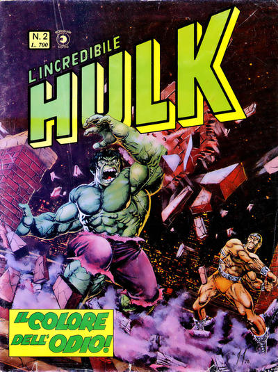 Cover for L'Incredibile Hulk (Editoriale Corno, 1980 series) #2