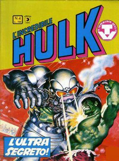 Cover for L'Incredibile Hulk (Editoriale Corno, 1980 series) #4