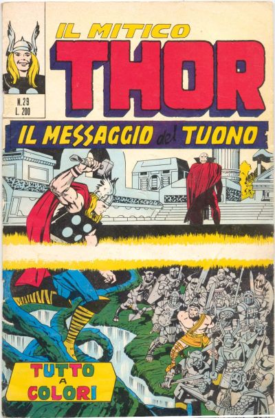 Cover for Il Mitico Thor (Editoriale Corno, 1971 series) #29