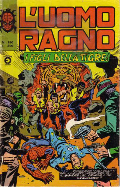 Cover for L'Uomo Ragno [Collana Super-Eroi] (Editoriale Corno, 1970 series) #180