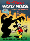 Cover for Four Color (Dell, 1939 series) #16 - Walt Disney's Mickey Mouse Outwits the Phantom Blot