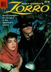 Cover for Four Color (Dell, 1942 series) #1037 - Walt Disney's Zorro