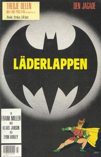 Cover for Läderlappen (Semic, 1987 series) #3/1987