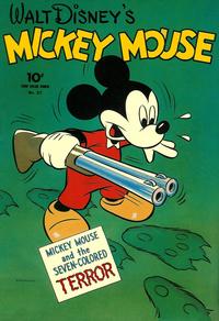 Cover Thumbnail for Four Color (Dell, 1942 series) #27 - Walt Disney's Mickey Mouse