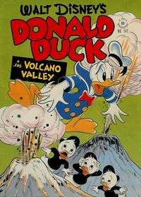 Cover Thumbnail for Four Color (Dell, 1942 series) #147 - Walt Disney's Donald Duck in Volcano Valley