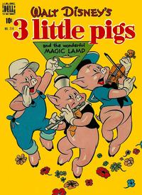 Cover Thumbnail for Four Color (Dell, 1942 series) #218 - Walt Disney's 3 Little Pigs and the Wonderful Magic Lamp