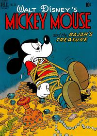 Cover Thumbnail for Four Color (Dell, 1942 series) #231 - Walt Disney's Mickey Mouse and the Rajah's Treasure