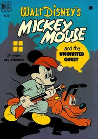Cover Thumbnail for Four Color (Dell, 1942 series) #286 - Walt Disney's Mickey Mouse in The Uninvited Guest