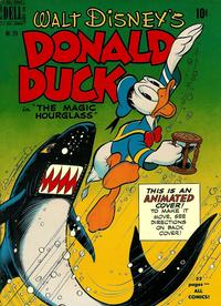Cover Thumbnail for Four Color (Dell, 1942 series) #291 - Walt Disney's Donald Duck in The Magic Hourglass
