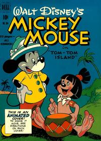 Cover Thumbnail for Four Color (Dell, 1942 series) #304 - Walt Disney's Mickey Mouse in Tom-Tom Island