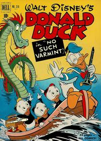 Cover Thumbnail for Four Color (Dell, 1942 series) #318 - Walt Disney's Donald Duck in No Such Varmint