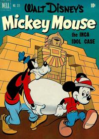 Cover for Four Color (Dell, 1942 series) #371 - Walt Disney's Mickey Mouse The Inca Idol Case