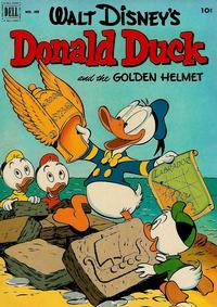 Cover for Four Color (Dell, 1942 series) #408 - Walt Disney's Donald Duck and the Golden Helmet