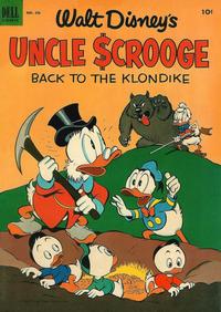 Cover Thumbnail for Four Color (Dell, 1942 series) #456 - Walt Disney's Uncle Scrooge, Back to the Klondike