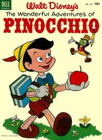 Cover Thumbnail for Four Color (Dell, 1942 series) #545 - Walt Disney's The Wonderful Adventures of Pinocchio