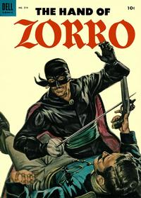 Cover Thumbnail for Four Color (Dell, 1942 series) #574 - The Hand of Zorro