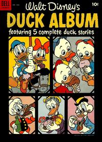 Cover Thumbnail for Four Color (Dell, 1942 series) #586 - Walt Disney's Duck Album