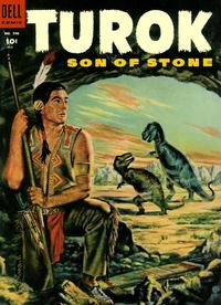 Cover for Four Color (Dell, 1942 series) #596 - Turok Son of Stone