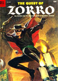 Cover for Four Color (Dell, 1942 series) #617 - The Quest of Zorro