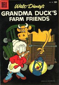 Cover Thumbnail for Four Color (Dell, 1942 series) #763 - Walt Disney's Grandma Duck's Farm Friends