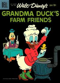 Cover for Four Color (Dell, 1942 series) #1073 - Walt Disney's Grandma Duck's Farm Friends