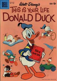 Cover for Four Color (Dell, 1942 series) #1109 - Walt Disney's This Is Your Life Donald Duck