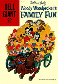Cover Thumbnail for Dell Giant (Dell, 1959 series) #24 - Walter Lantz Woody Woodpecker's Family Fun
