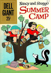 Cover Thumbnail for Dell Giant (Dell, 1959 series) #34 - Nancy and Sluggo Summer Camp