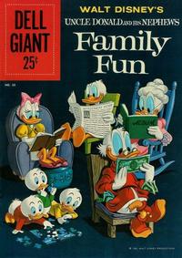 Cover Thumbnail for Dell Giant (Dell, 1959 series) #38 - Walt Disney's Uncle Donald and His Nephews Family Fun