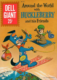Cover Thumbnail for Dell Giant (Dell, 1959 series) #44 - Around the World with Huckleberry and His Friends