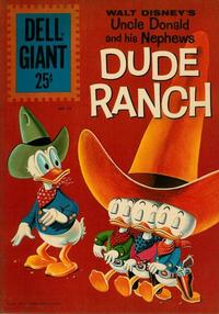 Cover Thumbnail for Dell Giant (Dell, 1959 series) #52 - Walt Disney's Uncle Donald and His Nephews Dude Ranch
