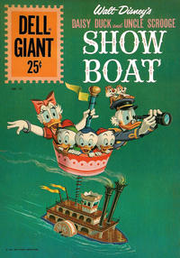 Cover Thumbnail for Dell Giant (Dell, 1959 series) #55 - Walt Disney's Daisy Duck and Uncle Scrooge Showboat