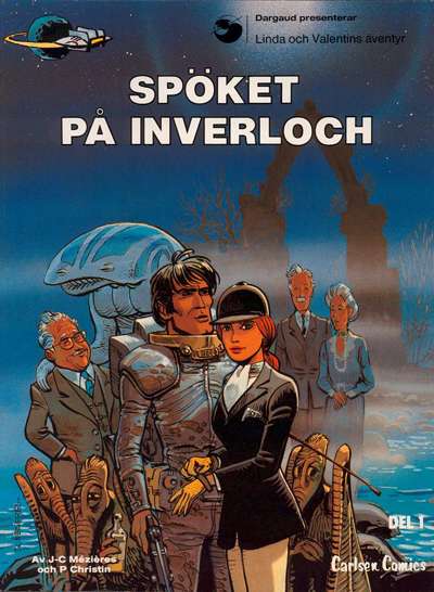 Cover for Linda och Valentins äventyr (Carlsen/if [SE], 1975 series) #11 - Spöket på Inverloch