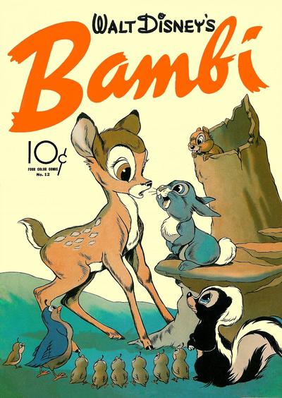 Cover for Four Color (Dell, 1942 series) #12 - Walt Disney's Bambi