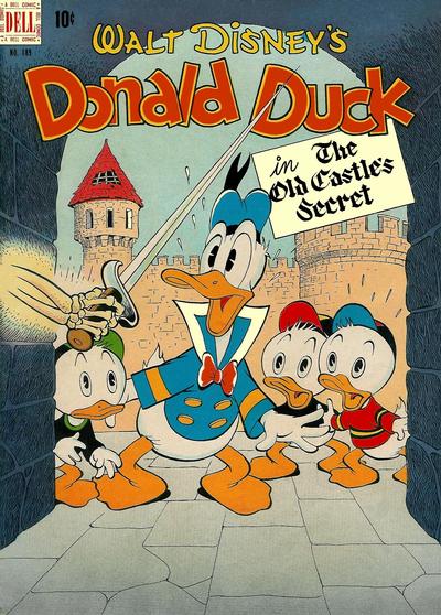 Cover for Four Color (Dell, 1942 series) #189 - Donald Duck in The Old Castle's Secret