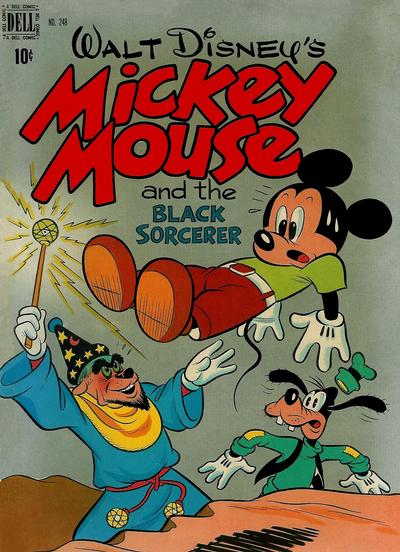 Cover for Four Color (Dell, 1942 series) #248 - Walt Disney's Mickey Mouse and the Black Sorcerer