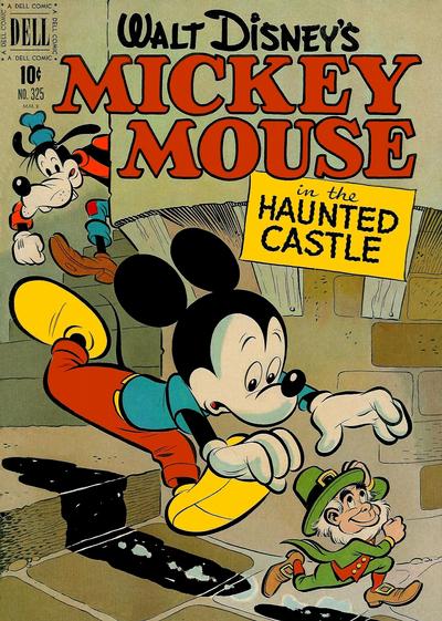 Cover for Four Color (Dell, 1942 series) #325 - Walt Disney's Mickey Mouse in the Haunted Castle