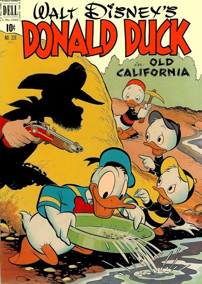 Cover for Four Color (Dell, 1942 series) #328 - Walt Disney's Donald Duck in Old California
