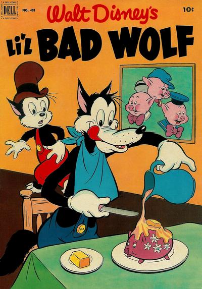 Cover for Four Color (Dell, 1942 series) #403 - Walt Disney's Li'l Bad Wolf
